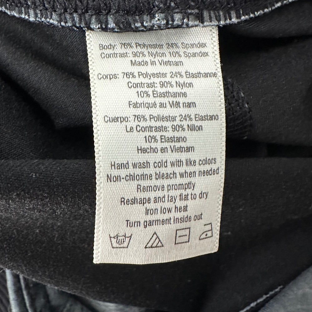 ALO Yoga Goddess Leggings Gray Black Marble Swirl M - Picture 9 of 9